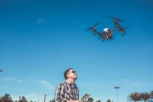 flying a drone
