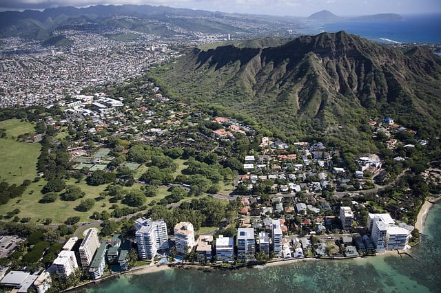 Flying a Drone in waikiki beach