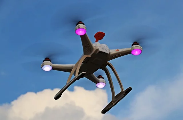 crashing a drone